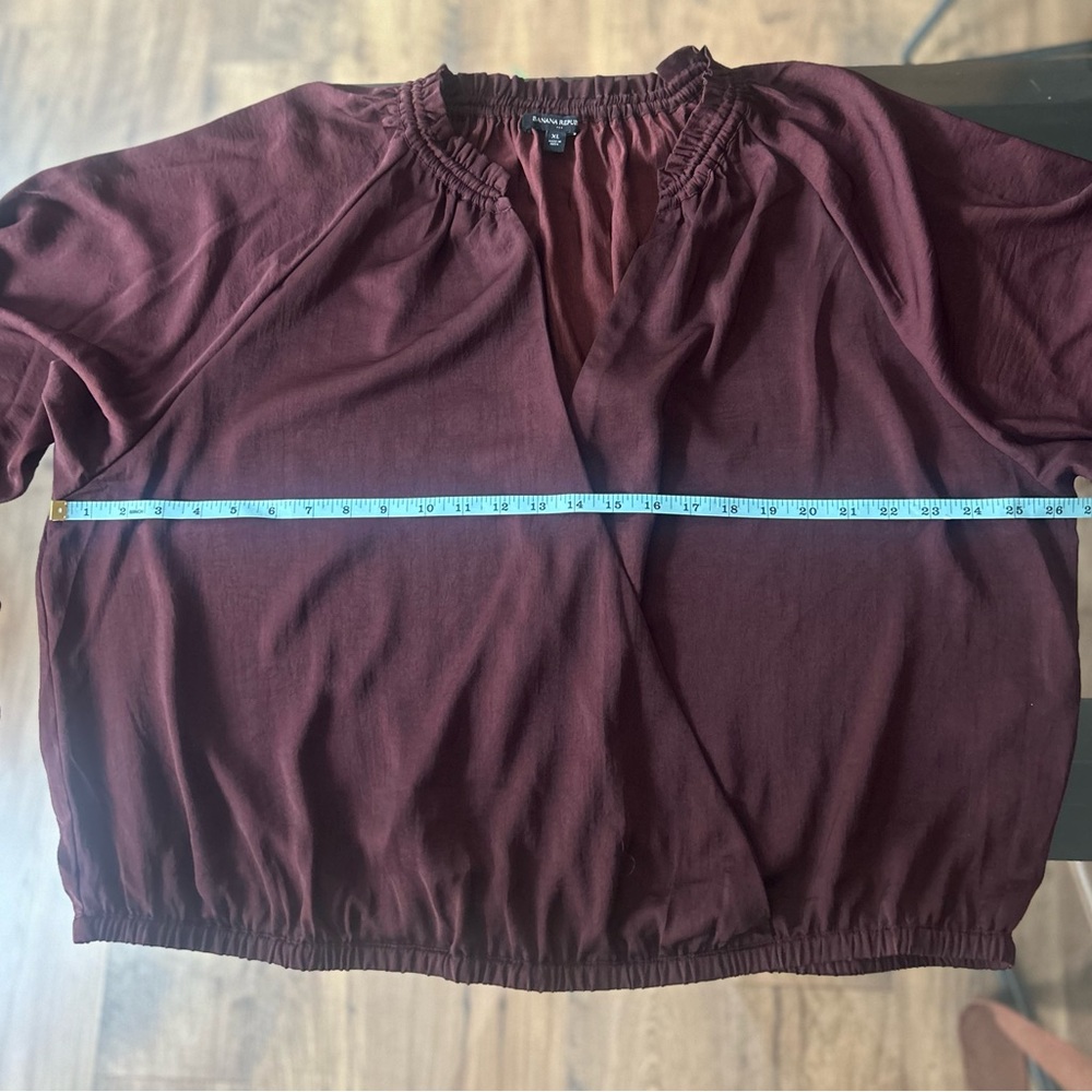 Banana Republic Rich Brown Blouse - Picture 9 of 16
